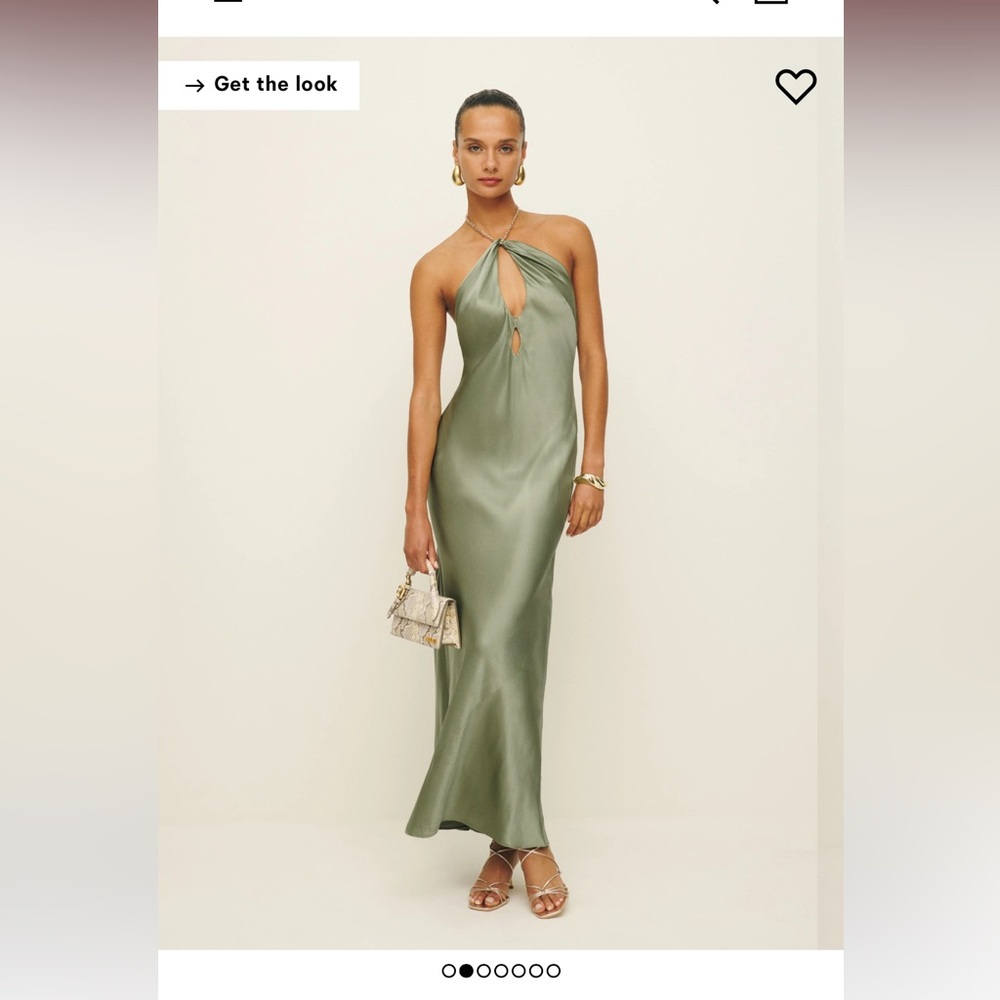 Reformation Yesenia Silk Dress